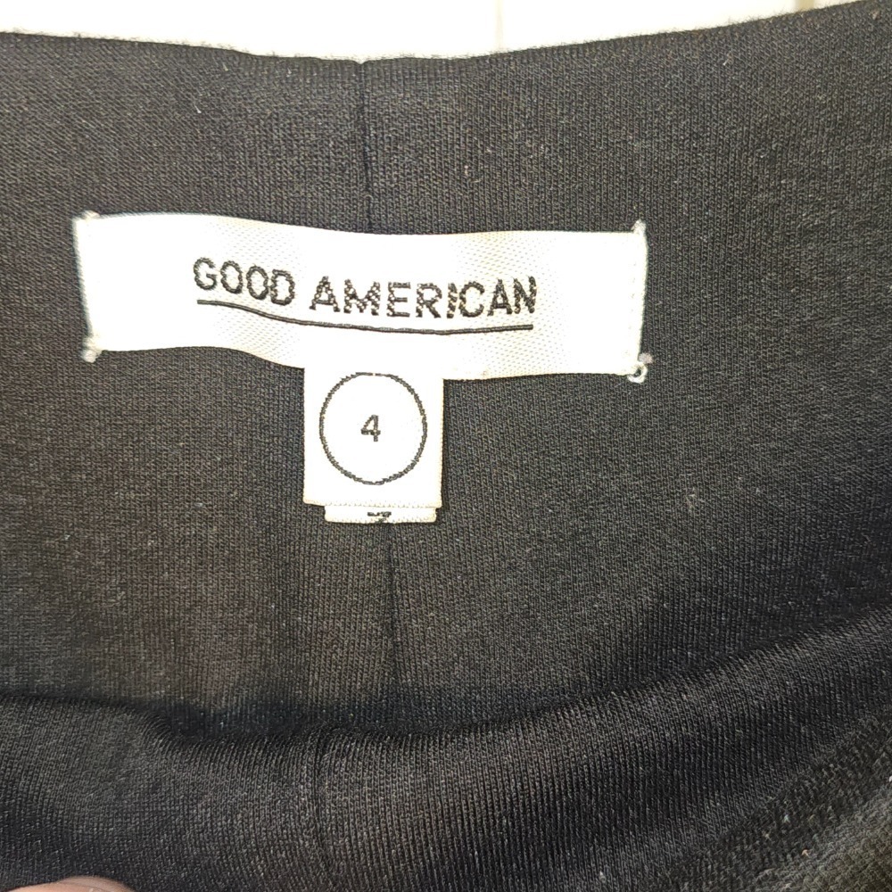 Good American Womens Black Ponte Boss‎ Pants 4 - Picture 4 of 5